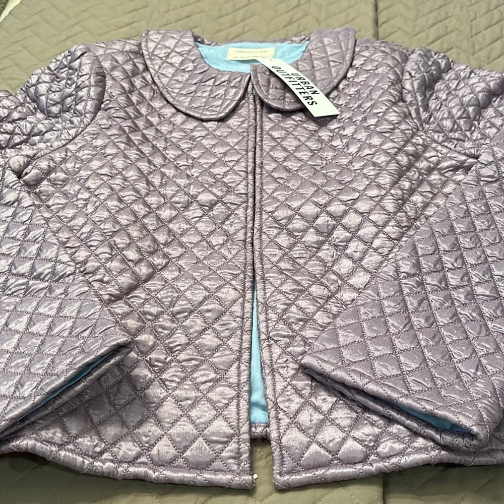 Urban Outfitters Kimchi Blue Trinity Satin Quilted Jacket/NWT/S
